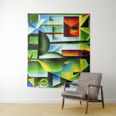 抽象的な葉 タペストリー (インサイチュ)