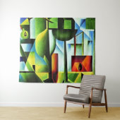 抽象的な葉 タペストリー (インサイチュ(横))