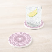 抽象的な藤色の回転 コースター (側面)