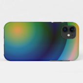 抽象的な虹のアートiPhoneケース Case-Mate iPhoneケース (裏面(横))