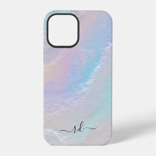 抽象的な虹のテクスチャ iPhoneケース (裏面)
