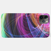 抽象的な虹の光の渦の光 Case-Mate iPhoneケース (裏面(横))