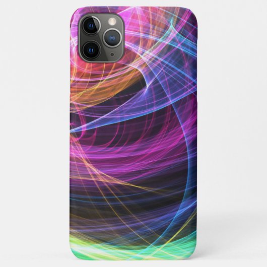 抽象的な虹の光の渦の光 Case-Mate iPhoneケース (裏面)