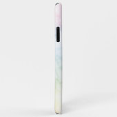 抽象的な虹の大理石 ピンク 青 黄色 Case-Mate iPhoneケース (裏面/右)
