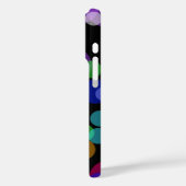 抽象的な虹の水玉模様 Case-Mate iPhoneケース (裏面 / 左)