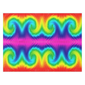 抽象的な虹の質 テーブルクロス (正面(横))