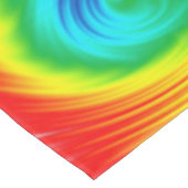 抽象的な虹の質 テーブルクロス (アングル)