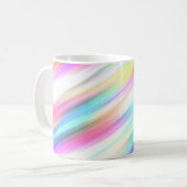 抽象的な虹 コーヒーマグカップ (正面左)
