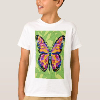 抽象的な蝶の絵画 Tシャツ