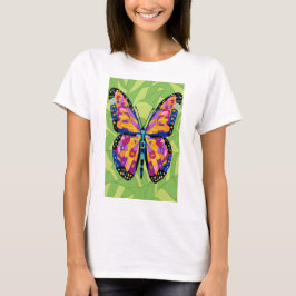 抽象的な蝶の絵 Tシャツ