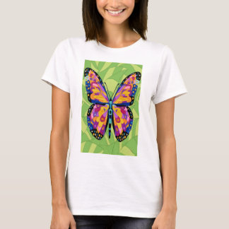抽象的な蝶の絵 Tシャツ