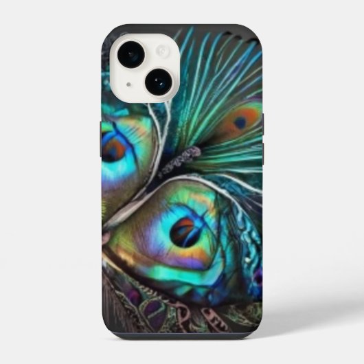 抽象的な蝶1 iPhoneケース (裏面)
