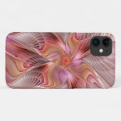 抽象的な蝶 カラフルなファンタジー フラクタルアート Case-Mate iPhoneケース (裏面(横))