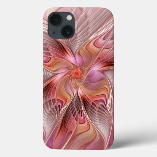 抽象的な蝶 カラフルなファンタジー フラクタルアート Case-Mate iPhoneケース (裏面)