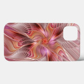 抽象的な蝶 カラフルなファンタジー フラクタルアート Case-Mate iPhoneケース (裏面 (横))