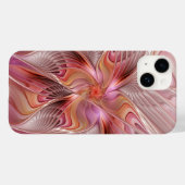抽象的な蝶 カラフルなファンタジー フラクタルアート Case-Mate iPhoneケース (裏面 (横))