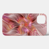 抽象的な蝶 カラフルなファンタジー フラクタルアート Case-Mate iPhoneケース (裏面 (横))