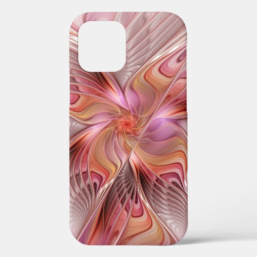 抽象的な蝶 カラフルなファンタジー フラクタルアート Case-Mate iPhoneケース (裏面)