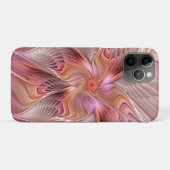 抽象的な蝶 カラフルなファンタジー フラクタルアート Case-Mate iPhoneケース (裏面(横))