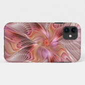 抽象的な蝶 カラフルなファンタジー フラクタルアート Case-Mate iPhoneケース (裏面(横))