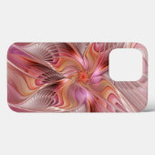抽象的な蝶 カラフルなファンタジー フラクタルアート Case-Mate iPhoneケース (裏面 (横))