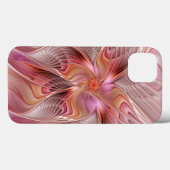 抽象的な蝶 カラフルな幻想的なフラクタルアート Case-Mate iPhoneケース (裏面 (横))