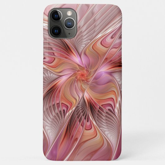 抽象的な蝶 カラフルな幻想的なフラクタルアート Case-Mate iPhoneケース (裏面)