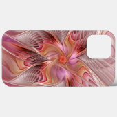 抽象的な蝶 カラフルな幻想的なフラクタルアート Case-Mate iPhoneケース (裏面 (横))