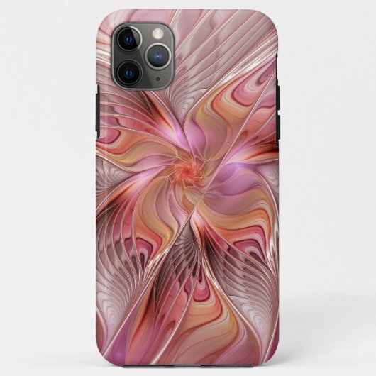 抽象的な蝶 カラフルな幻想的なフラクタルアート Case-Mate iPhoneケース (裏面)