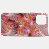 抽象的な蝶 カラフルな幻想的なフラクタルアート Case-Mate iPhoneケース (裏面 (横))