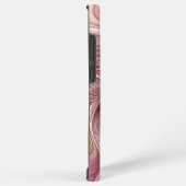 抽象的な蝶 カラフルな幻想的なフラクタルアート SAMSUNG GALAXYケース (右側面)