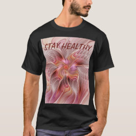 抽象的な蝶 カラフルな幻想的なフラクタルアート Tシャツ