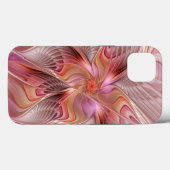 抽象的な蝶 カラフル ファンタジー フラクタルアート Case-Mate iPhoneケース (裏面 (横))