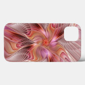 抽象的な蝶 カラフル ファンタジー フラクタルアート Case-Mate iPhoneケース (裏面 (横))