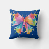 抽象的な蝶 クッション (裏面)