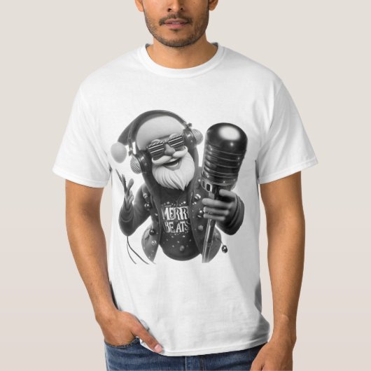 抽象的な融合: ダークTシャツデザイン Tシャツ (正面)