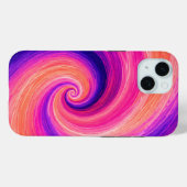 抽象的な螺旋ペイントスワールパターン Case-Mate iPhoneケース (裏面 (横))