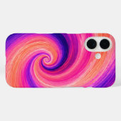 抽象的な螺旋ペイントスワールパターン Case-Mate iPhoneケース (裏面 (横))