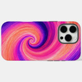 抽象的な螺旋ペイントスワールパターン Case-Mate iPhoneケース (裏面 (横))