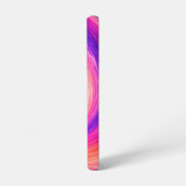 抽象的な螺旋ペイントスワールパターン SAMSUNG GALAXYケース (左側面)