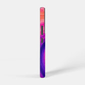 抽象的な螺旋ペイントスワールパターン SAMSUNG GALAXYケース (右側面)