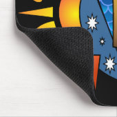 抽象的な蠍座のマウスパッド マウスパッド (コーナー)