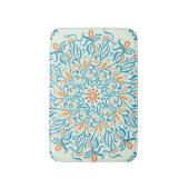 抽象的な装飾セラミックタイルパターン バスマット (正面縦)