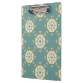 抽象的な要素が付いているダマスク織パターン クリップボード (左)