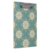 抽象的な要素が付いているダマスク織パターン クリップボード (右)