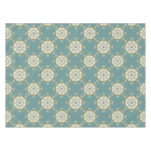 抽象的な要素が付いているダマスク織パターン テーブルクロス (正面(横))