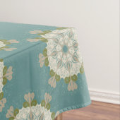 抽象的な要素が付いているダマスク織パターン テーブルクロス (インサイチュ)