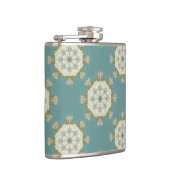 抽象的な要素が付いているダマスク織パターン フラスク (右)