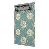抽象的な要素が付いているダマスク織パターン ミニクリップボード (アングル2)
