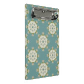 抽象的な要素が付いているダマスク織パターン ミニクリップボード (アングル)